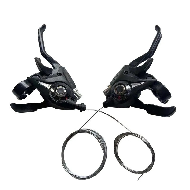 Mountain Biking Uk - Zestaw manetek Shimano ST-EF51 GEAR 3x7
