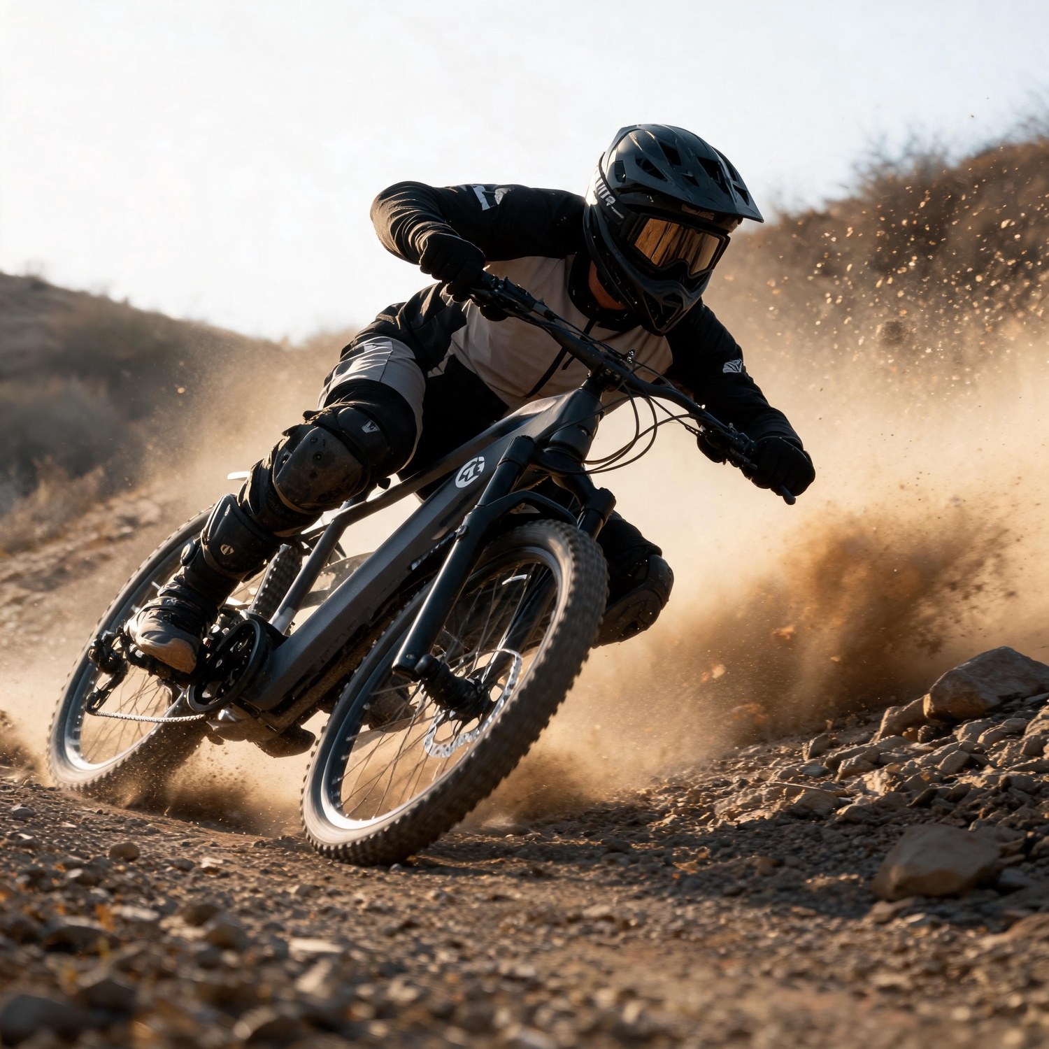 Mountain Biking Trails - E-bike terenowy, silnik 500W, pełna amortyzacja,