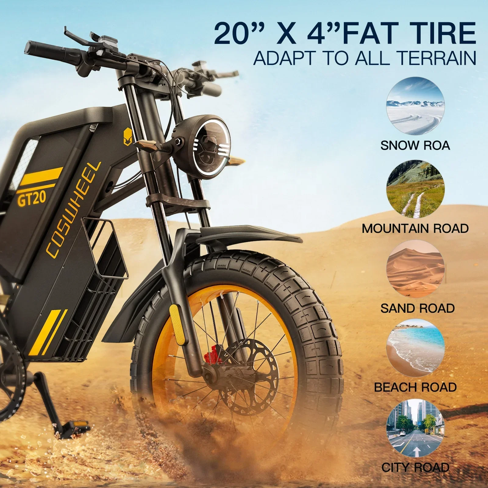 Coswheel GT20 Szybki Elektrycz – Mountain Biking Uk recenzja i cena