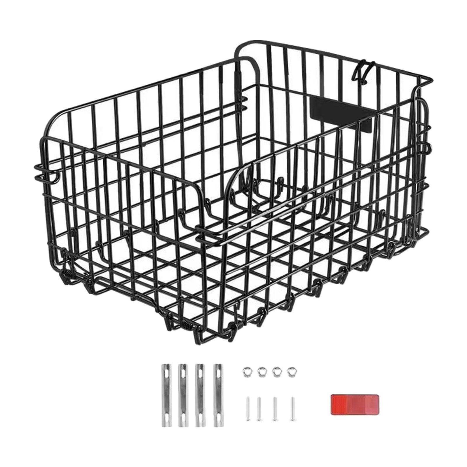 Duży metalowy kosz rowerowy z  – Mountain Biking Essentials recenzja i cena